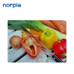 Tempered Glass Cutting Board Kitchen Chopping Board Sublimation Glass Cutting Board