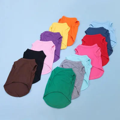 LYX001 Wholesale custom dog clothes t shirt polo shirt vest hoodie pet clothing logo print customizable fashion pet clothes