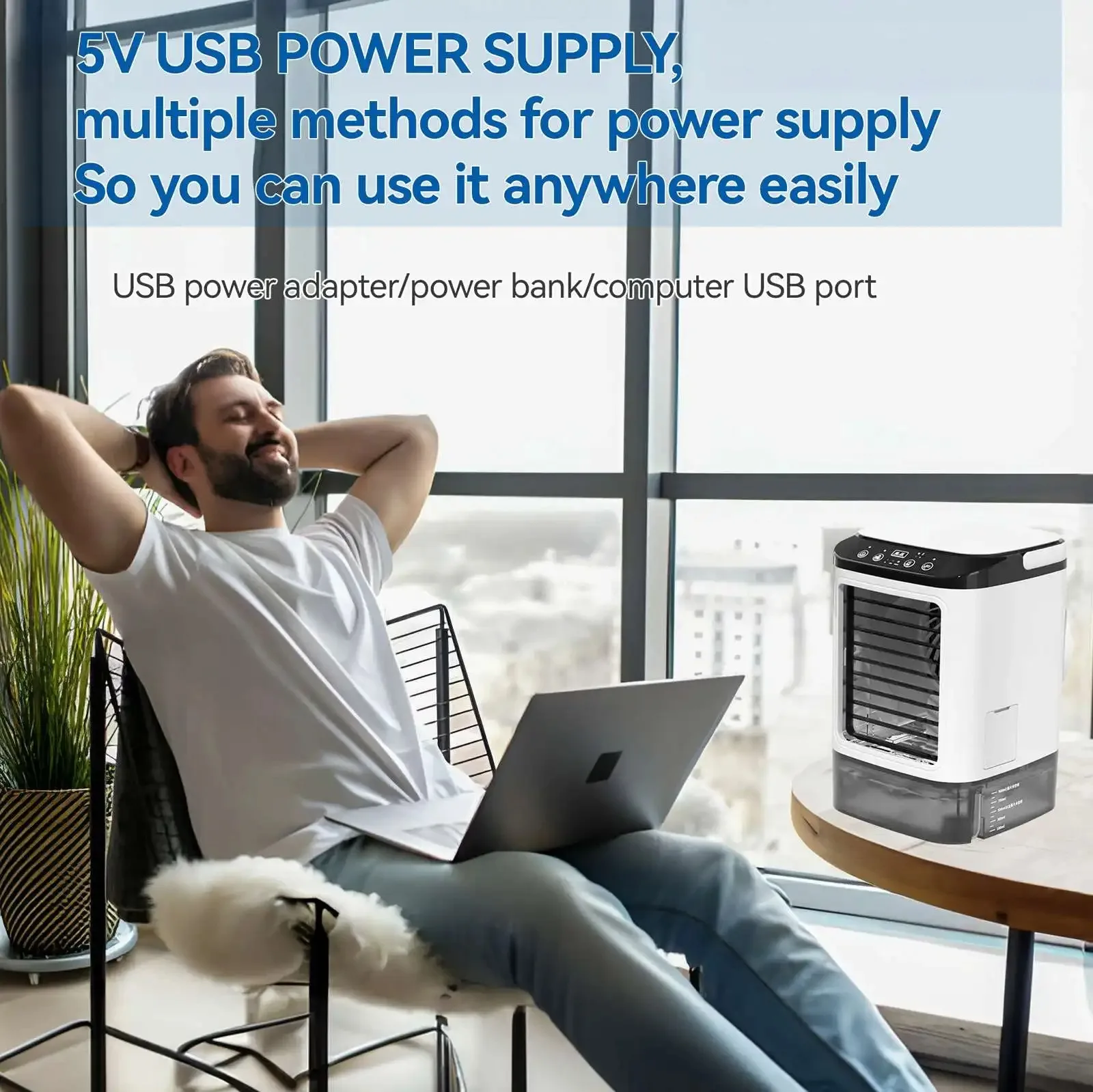 Hot Home Small Mini Air Conditioning Fan Refrigeration And Humidification Of The Second Generation Of Chiller In Summer