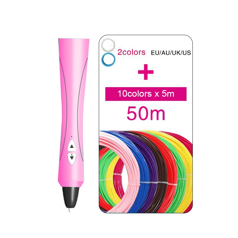 3D Pen Drawing Pens  DIY Printing Kids  Filament Christmas Birthday Gift Toy