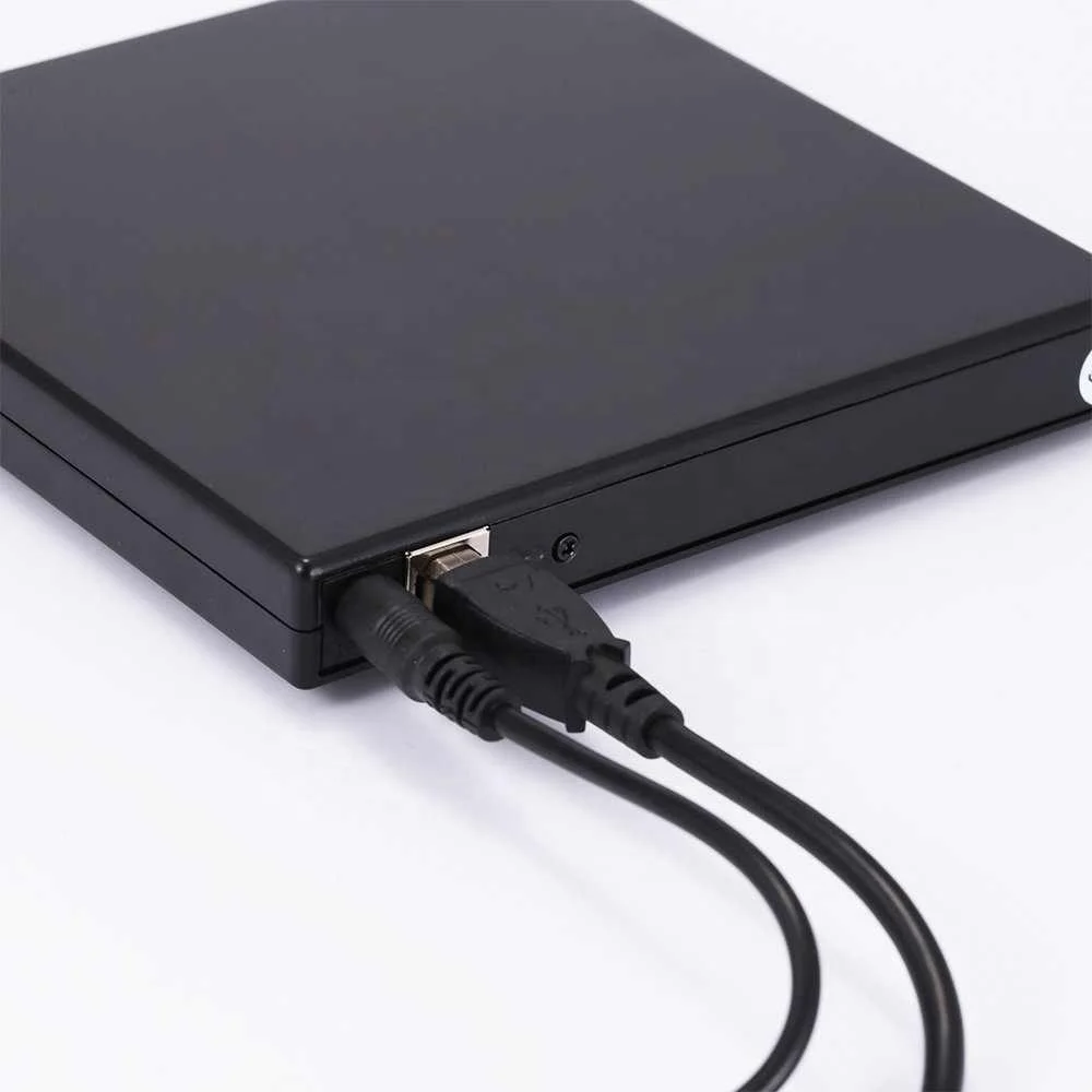 Slim External Optical Drive USB 2.0 DVD Combo DVD ROM Player CD-RW Burner Writer Plug And Play For Macbook Laptop Desktop PC