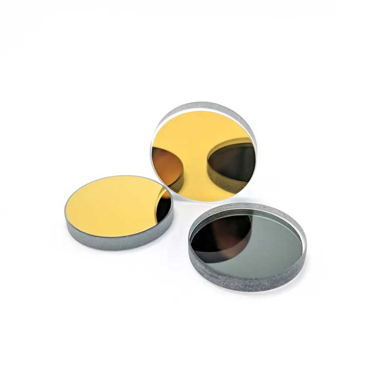Hot Selling Optical Glass Mirrors Dia 20mm 25mm Gold Coated CO2 Laser K9 Reflective Mirror for Laser Engraving Cutting Machine