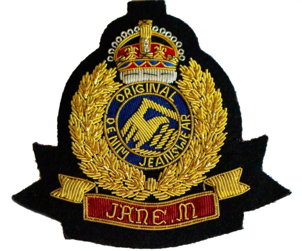 Custom Made Factory Price India Silk Patches Embroidery Badge Embroidered Beaded Fabric India Patches