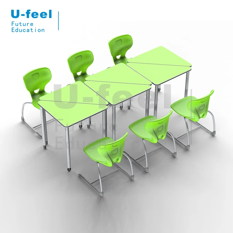 
U-FEEL school furniture pakistan online study class room chair and desk 