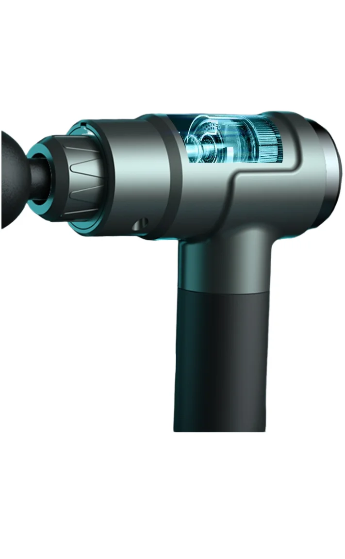 2024 Trending Product Handheld Percussion 7 Replacement Heads Fitness Massager With LCD Display Electric Muscle Massage Gun