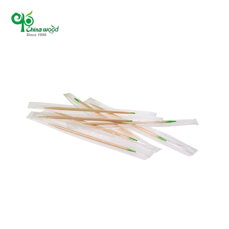 Environmentally Friendly Teeth Cleaning Wood Mint Flavor Toothpicks in bulk package for sale