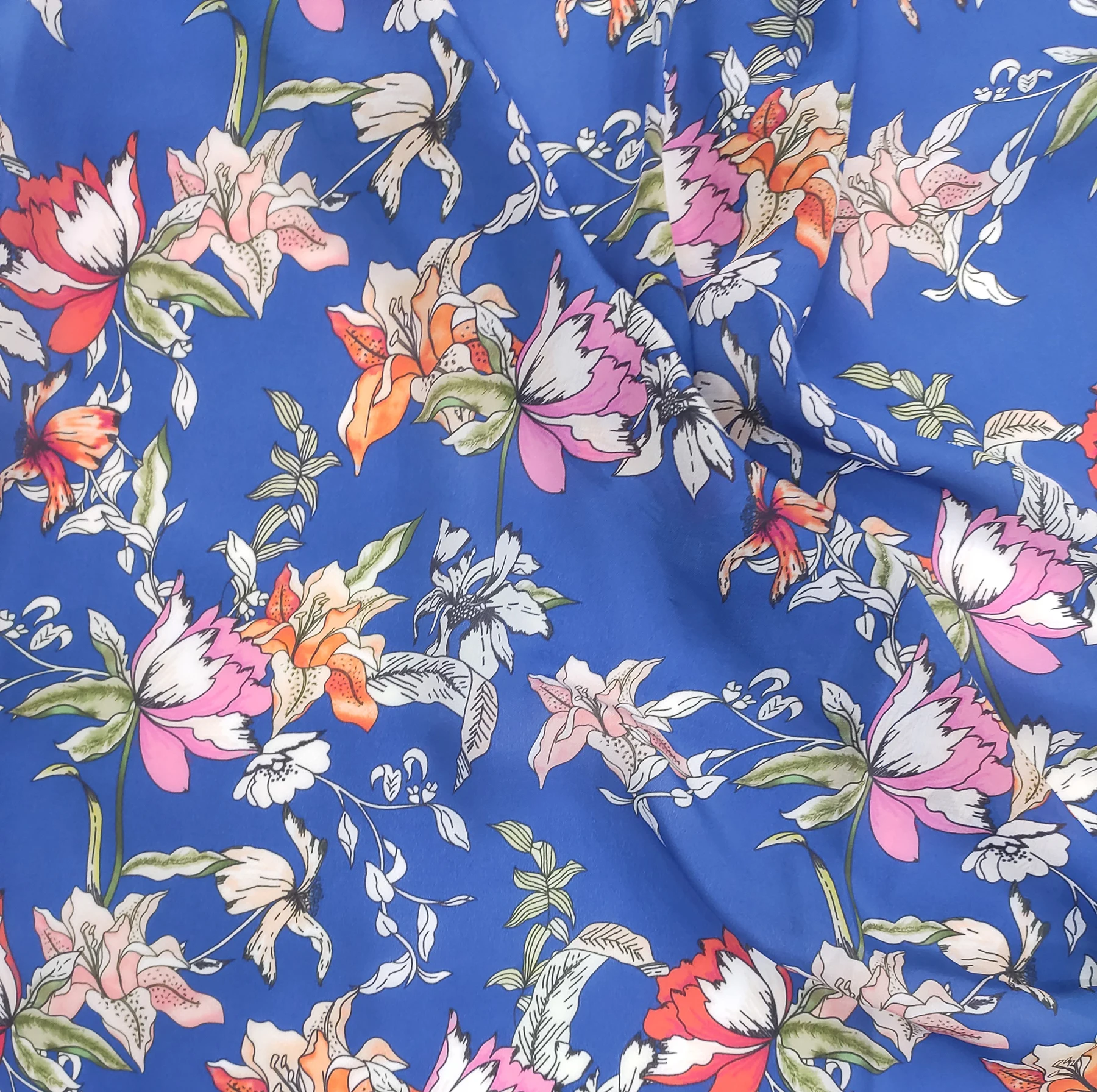 Custom printed design rayon fabric for clothes