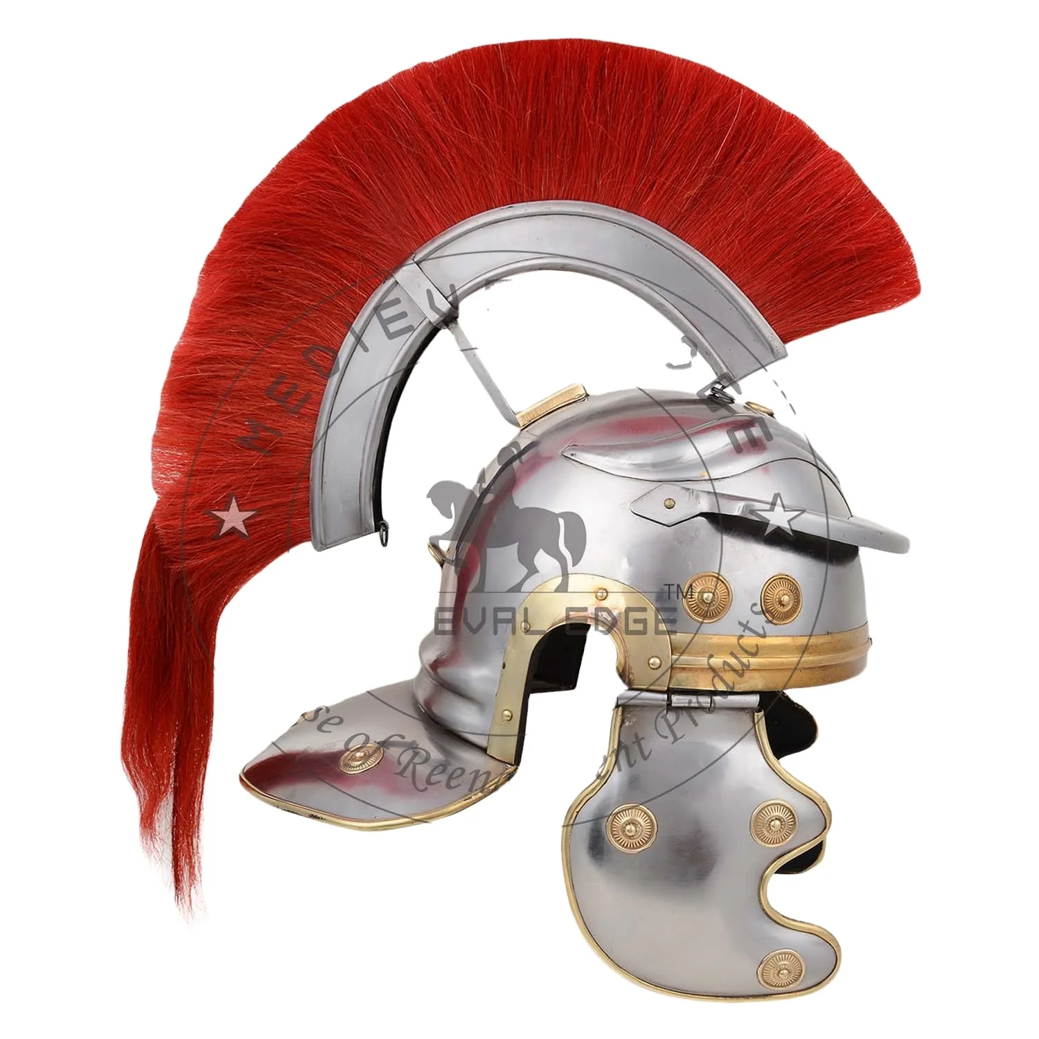 Roman Imperial Centurion Historical Helmet Armor Wearable for Adult Medieval Costumes Largest Manufacture Company