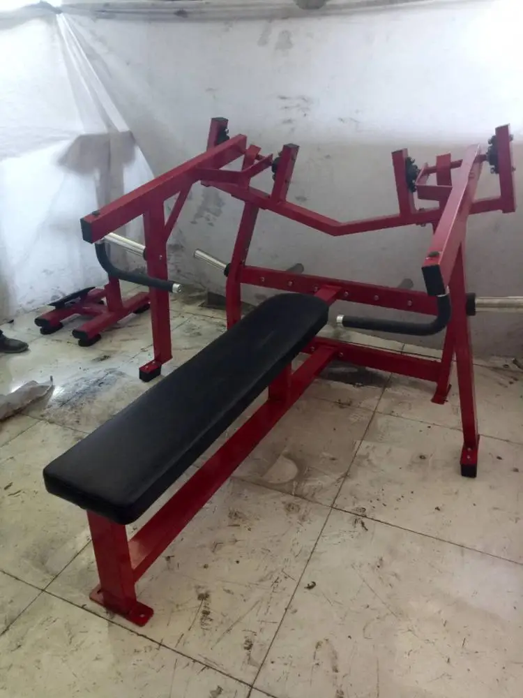 commercial gym fitness equipment steel Iso-Lateral Horizontal Bench Press machine gym equipment for home gym