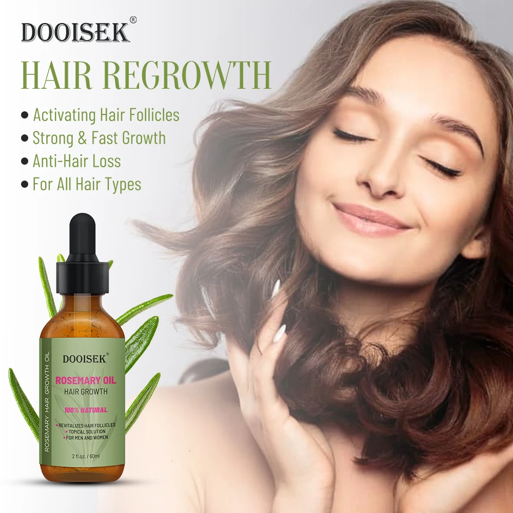 Private Label Natural Rosemary Nourishing Serum Anti Hair Loss Care Treatment Products for Strengthening Scalp Fast Growth Oil