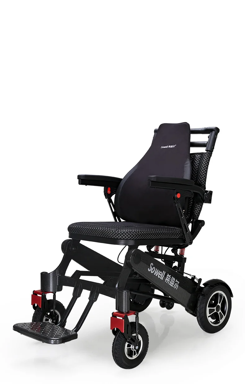 2021 Hot Selling Lightweight Foldable Electric Wheelchairs For The Elderly Automatic Electric Wheelchair
