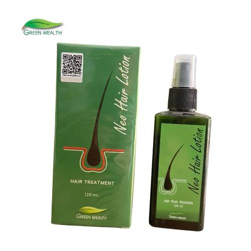 100% Genuine Thai Factory NEO Hair Lotion Spray Treatment for Smooth Hair Regrowth Treatments All Type Hair Care 120 ml. Bottle