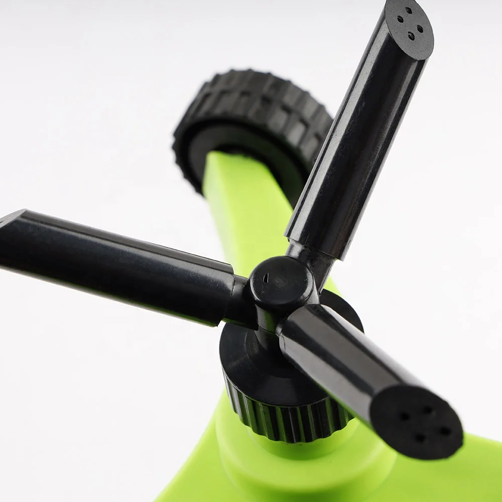 JS-358 360 degree  triangle wheel-based water lawn sprinkler