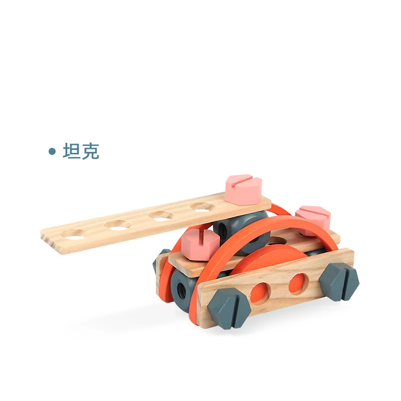 New wooden tool table play house boys and girls educational toys hand-operated screw toys