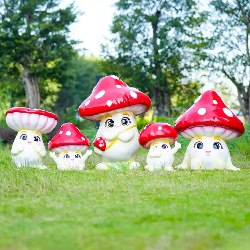 Outdoor Fiberglass Statues Factory Direct Sale Statue Customization Park Decoration Combination