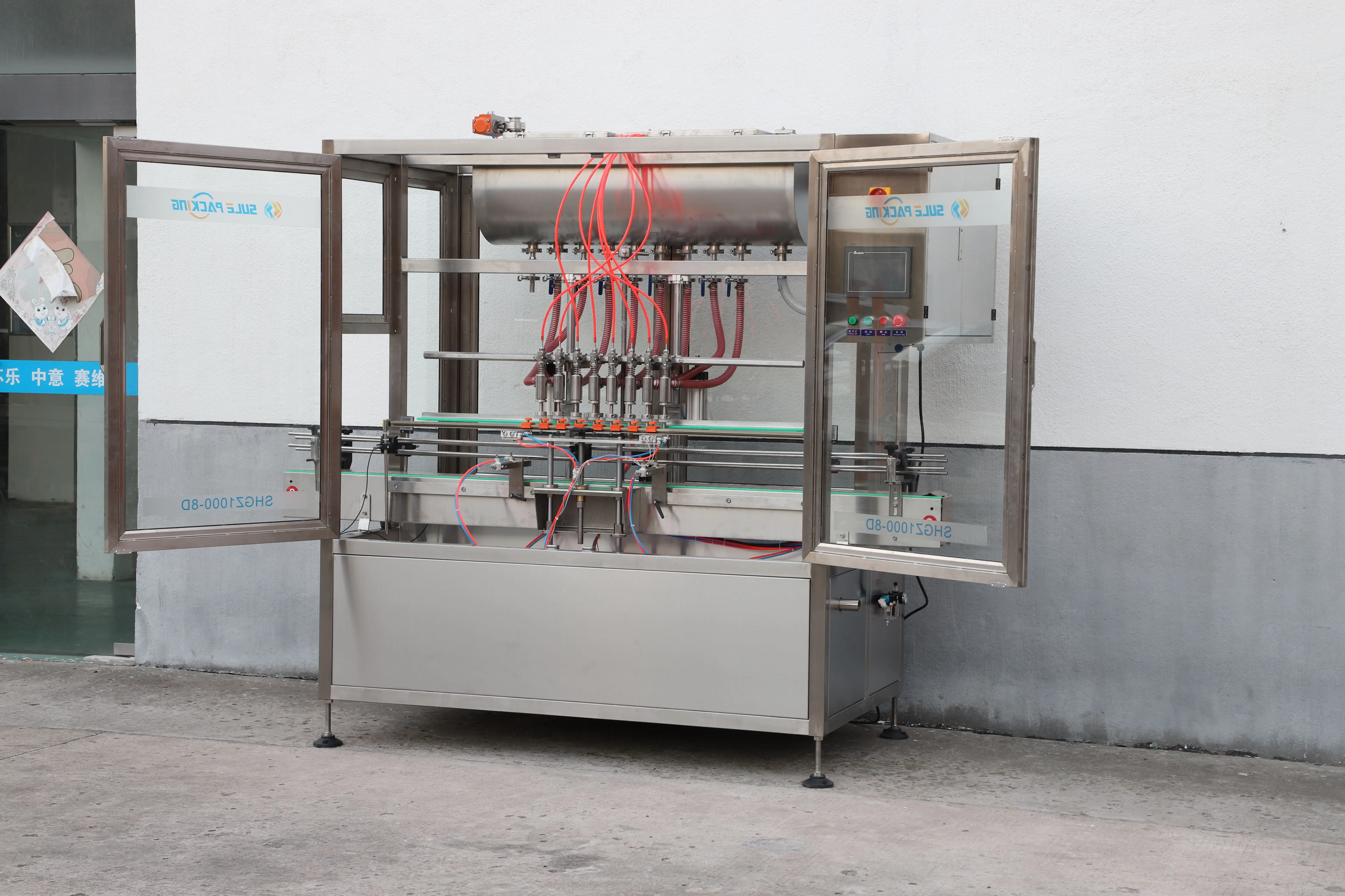 Hot sale new Full-automatic glass bottle champagne filling wine brandy XO whisky filling machine