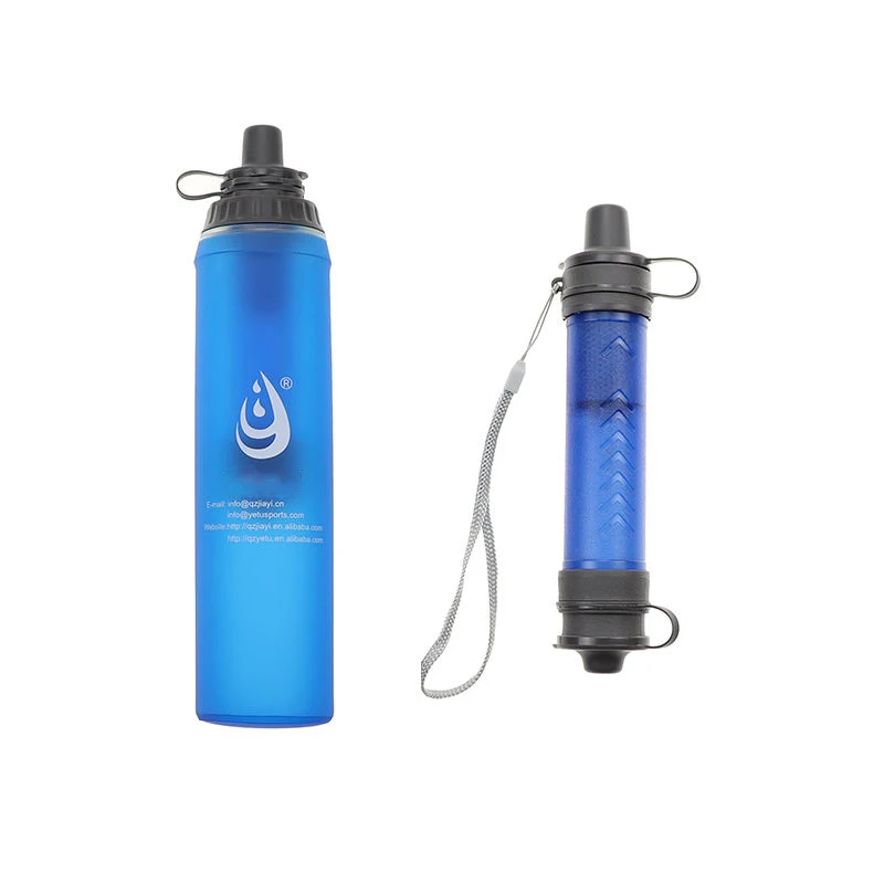 Outdoor Survival Ultralight Reverse Osmosis System Portable Water Filter Purifier Bottle