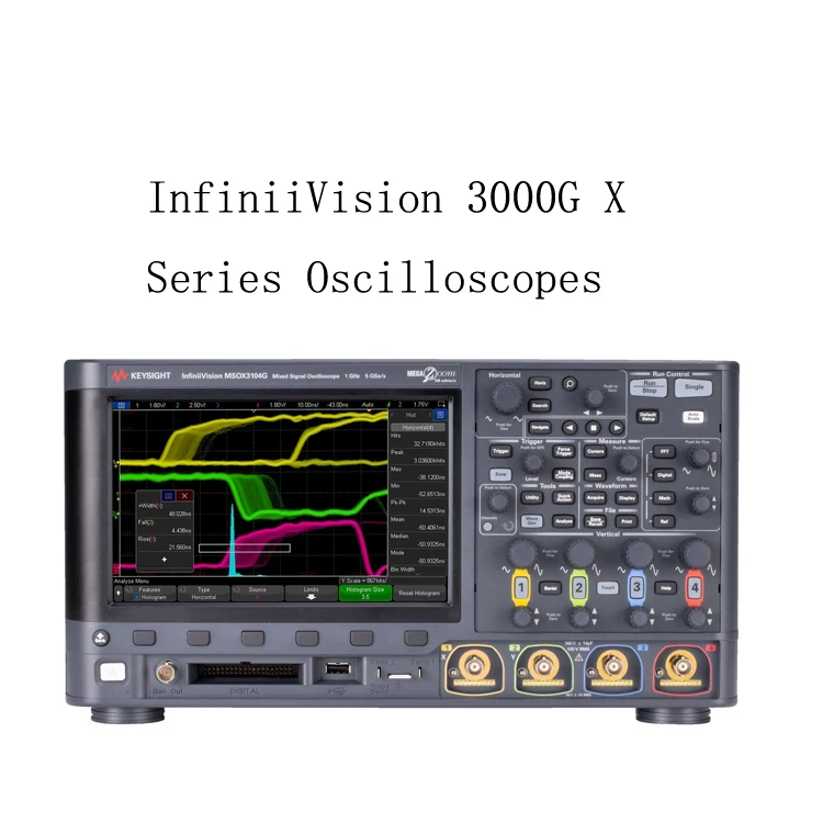 MSOX3052G mixed signal oscilloscope: 500 MHz, 2 analog channels and 16 digital channels