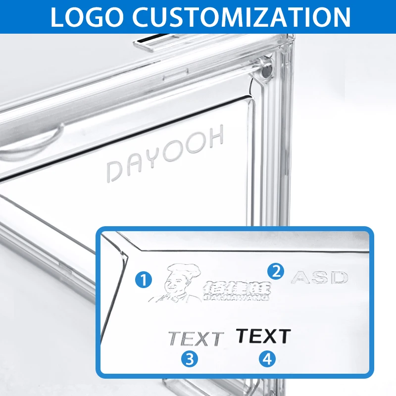 Wholesale Transparent Plastic Sneaker Stackable Shoe Storage Boxes Drop Front Acrylic Drawer Type Magnetic Clear Shoe Box
