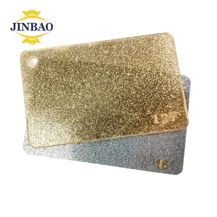JINBAO 4x8 10mm 30mm 40mm clear thick PMMA plastic acrilico board acrylic perspex manufacturer mdf cast glitter acryl sheet