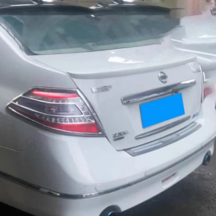 Mingao factory high quality no punching carbon fiber top rear spoiler car roof racks for nissan Skyline spoiler