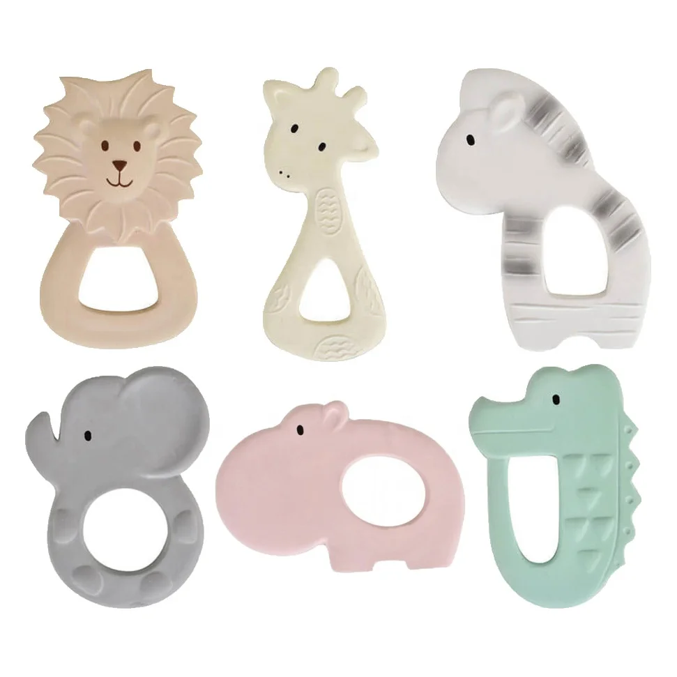 Factory Custom Good Quality Baby Products Infant Teething Toy Unisex Animal Baby Teether Toys