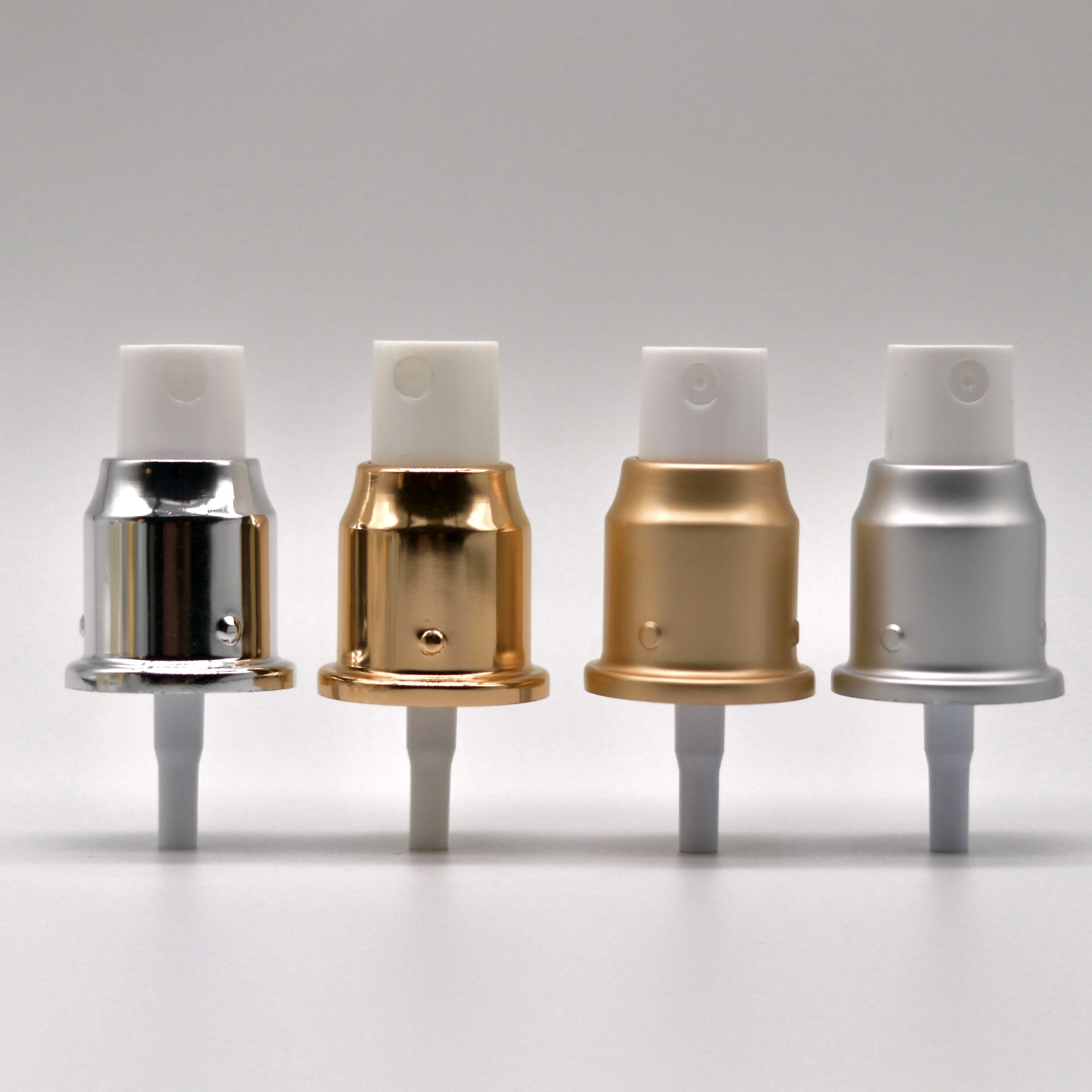 Hot sellers  20/410 aluminium mist spray  pump with caps