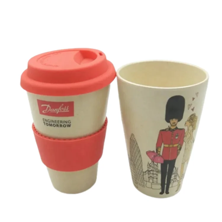 Especial design Eco friendly organic rice husk bamboo fiber coffee cup