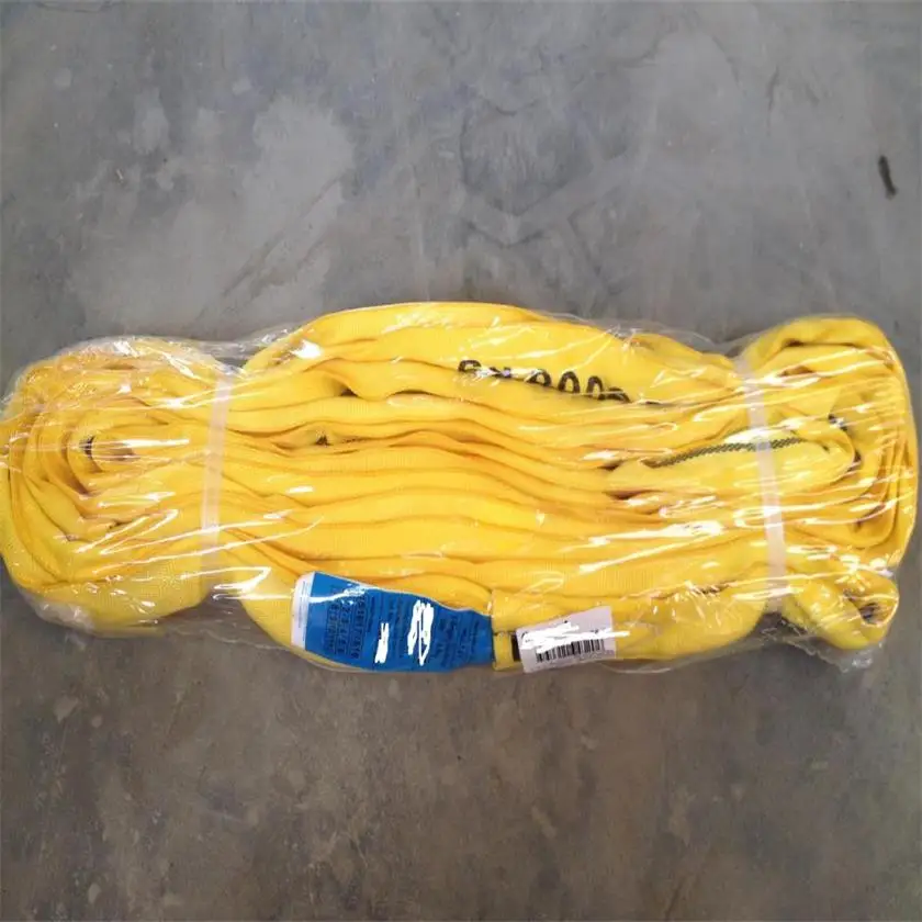 
EN1492-2/A1 Double Covers Polyester Round Type Lifting Sling with Different Size 