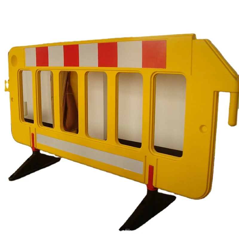 1950mm Yellow Plastic Traffic Fence Barriers