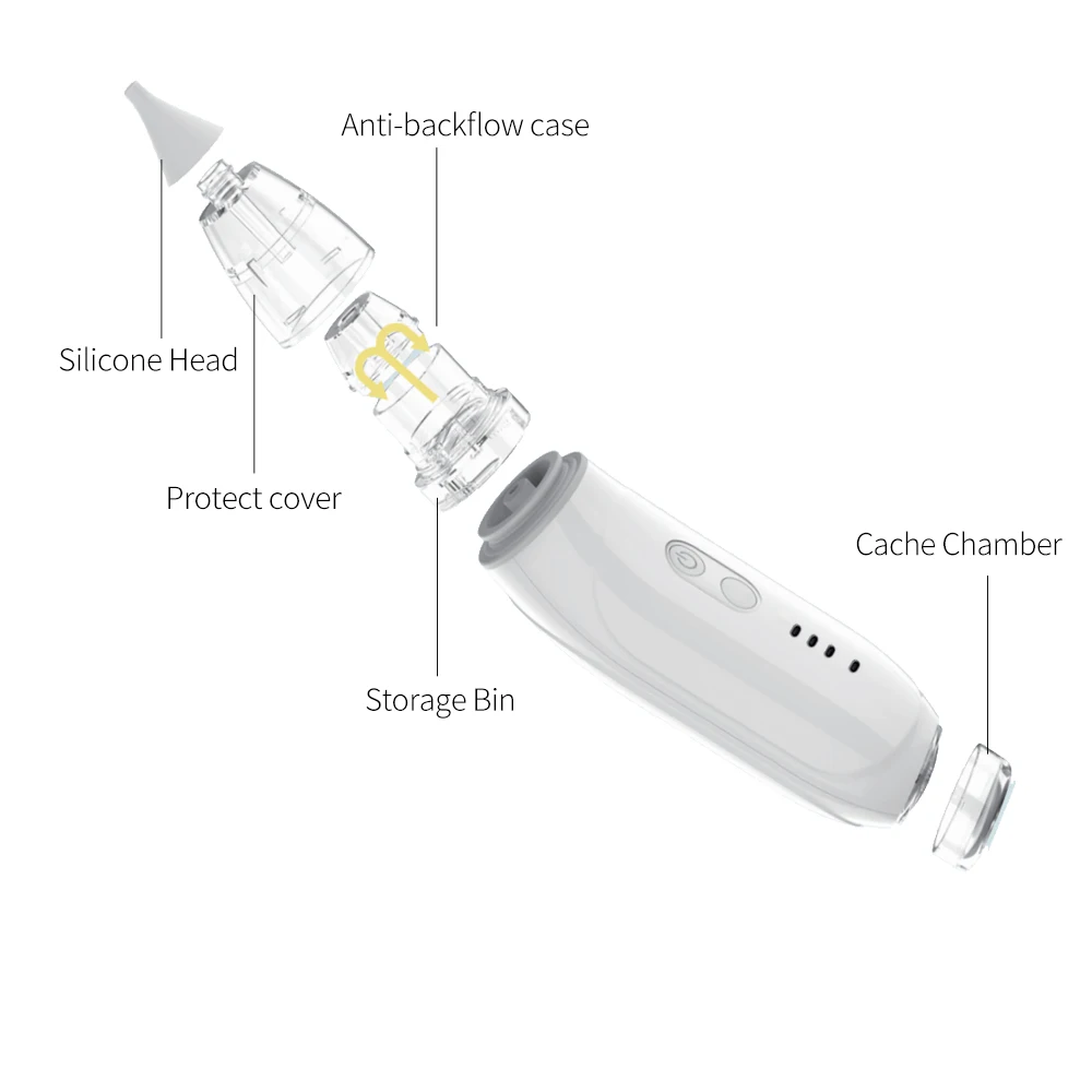 children certification Easy operation hygienic high quality   health nasal aspirator for baby