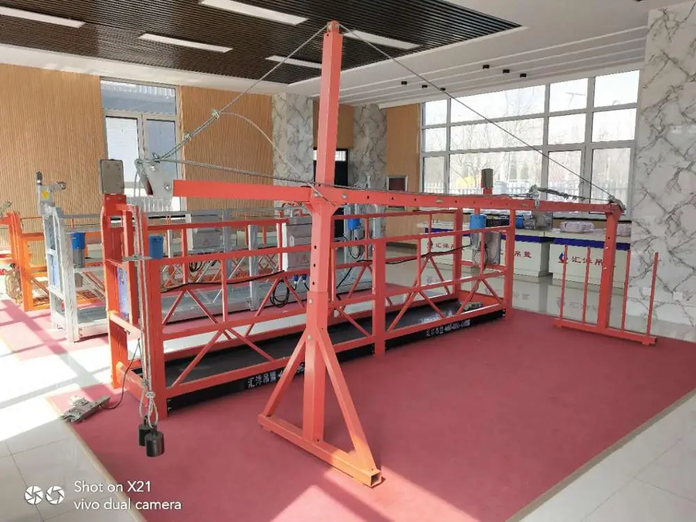 Modern Industrial ZLP800 Suspended Platform Electric Suspended Aerial Work Lift Hanging Basket Outdoor Construction