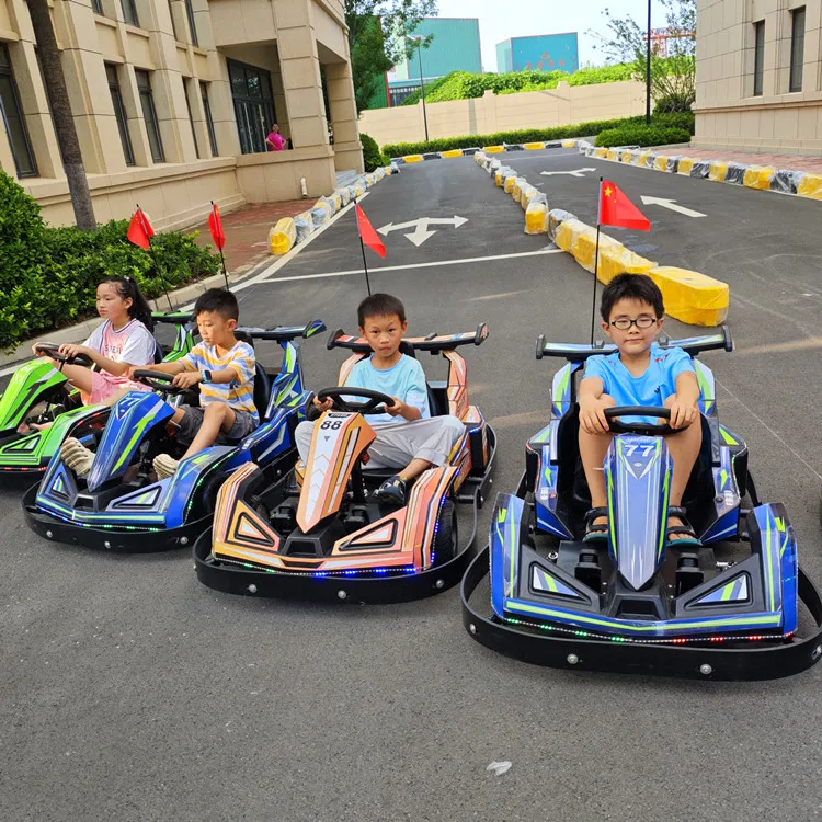 outdoor Playground Parent-child Bumper  cars children karting car amusement park electric cars for kids