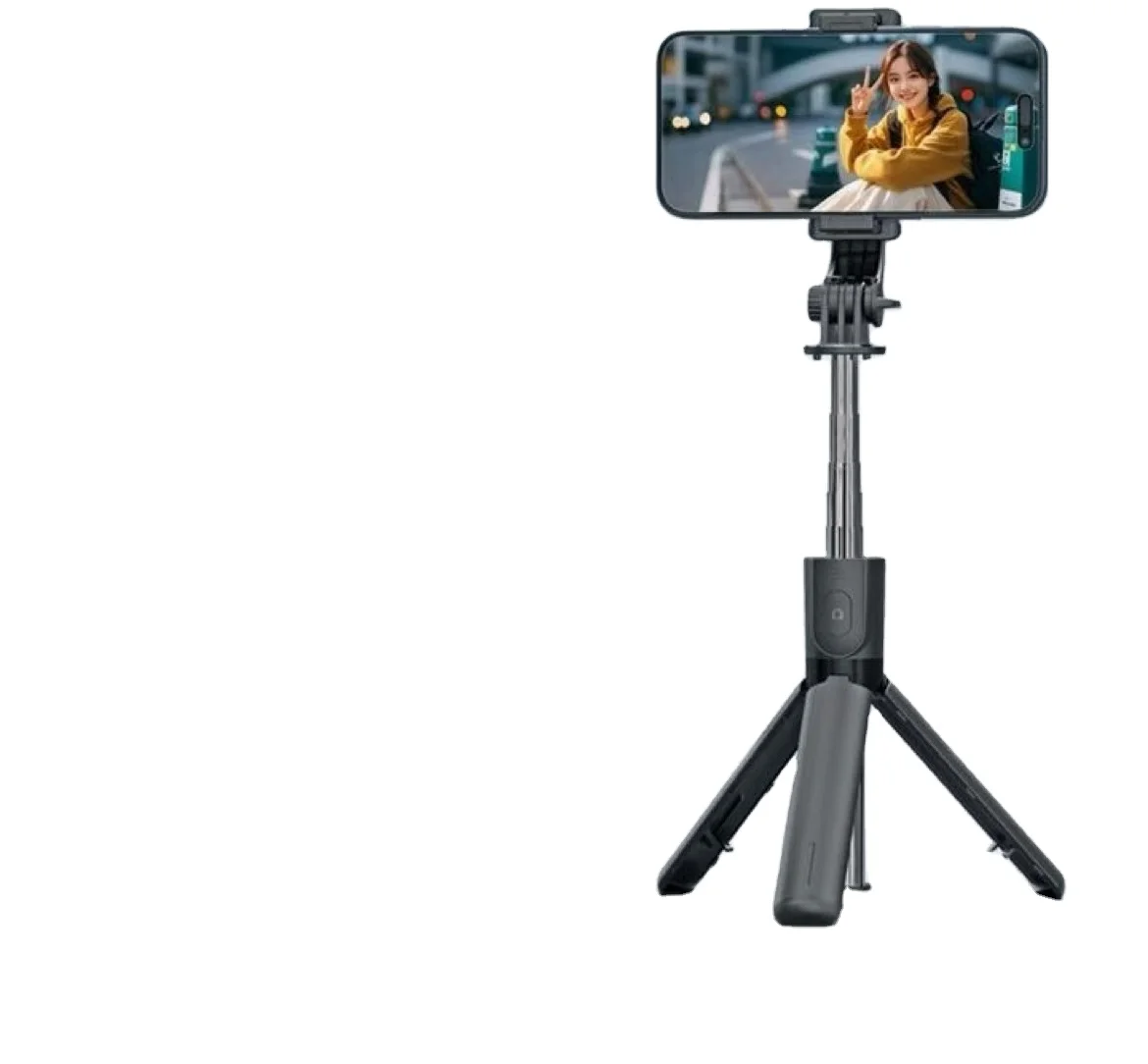 Mobile Phone Selfie Stick F01 Mini Travel Portable Live Camera Landing Tripod Bluetooth Remote Control Stand