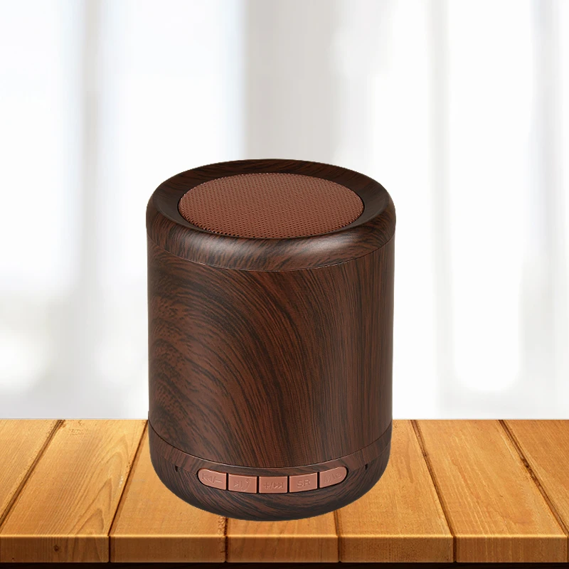 
OEM factory produces wooden speaker wireless audio player can record music wirelessly 