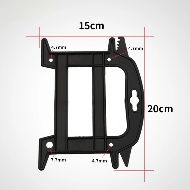 factory selling 200mm plastic  Black Wire Rope Cable Fishing Line Spool Tool Winder Rope Cord Organizer