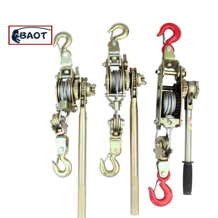 BAOT 1ton cable pulling device electrical wire rope cable puller