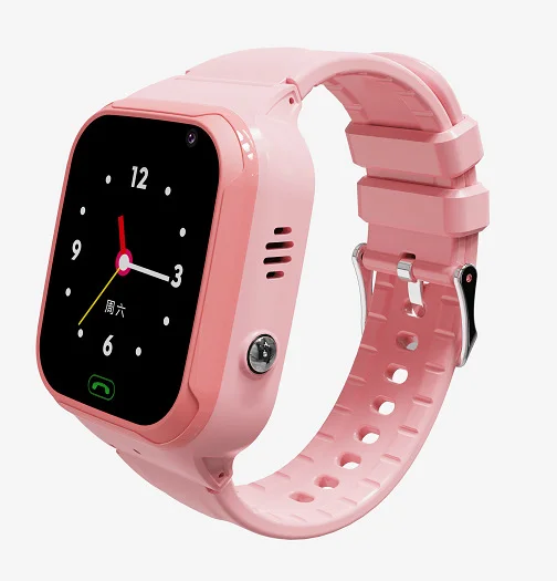 4G SIM card IP67 waterproof  360 rotating 90 flip kids smart watches with camera