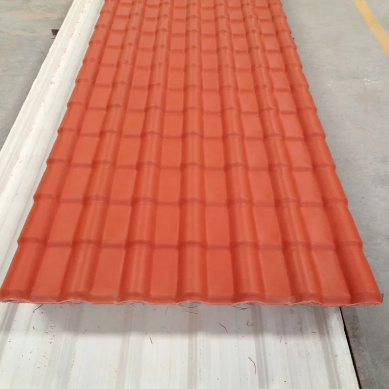 Pvc resin roof tile chinese economic asa pvc plastic roof tile for house teja pvc modern house design