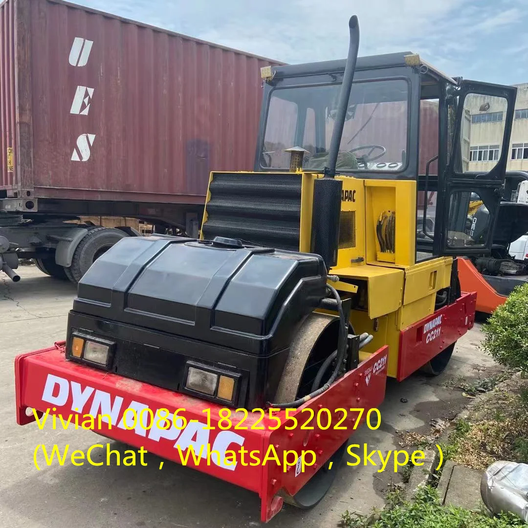 Оригинальный б/у двойной дорожный каток Danapac CC211 уплотнитель в наличии