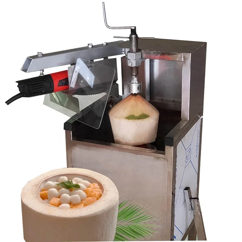 Star product green coconut opening machine from Tigers coconut process