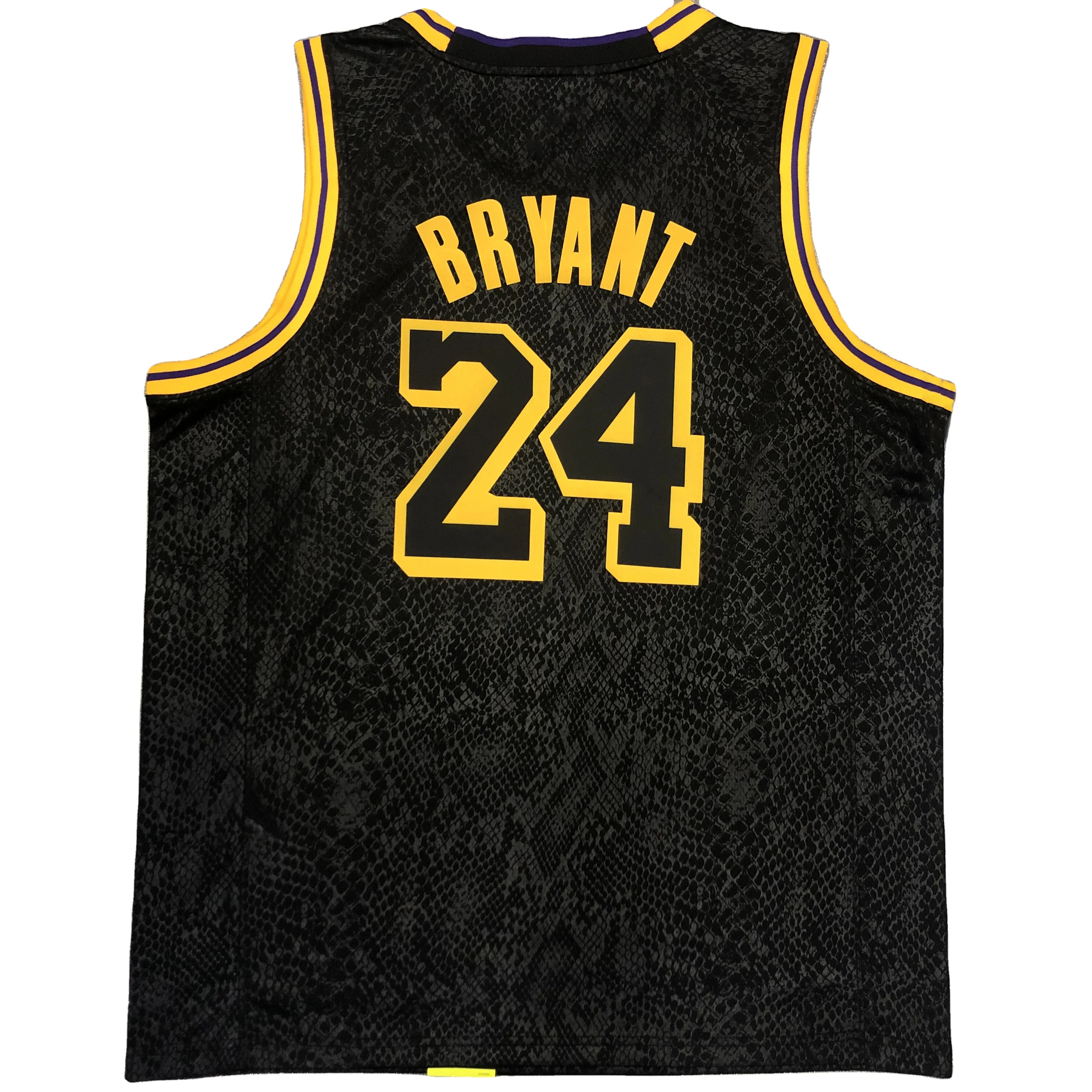 2021 Laker City Черная Мамба № 24 Джеймс оригинальная оптовая продажа баскетбольных Джерси на заказ
