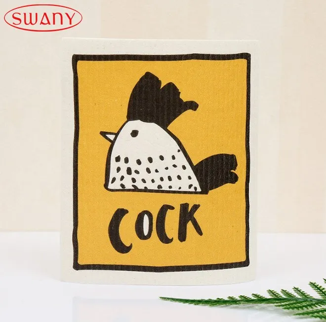 Многофункциональная Экологически чистая высоковпитывающая целлюлозная губка для чистки посуды