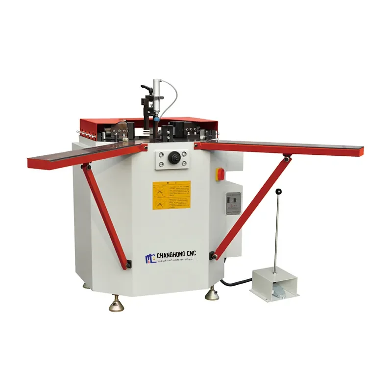 Алюминиевая Композитная Панель cnc машина для резки оконных дверей профиль делая машину угловая ОБЖИМНАЯ