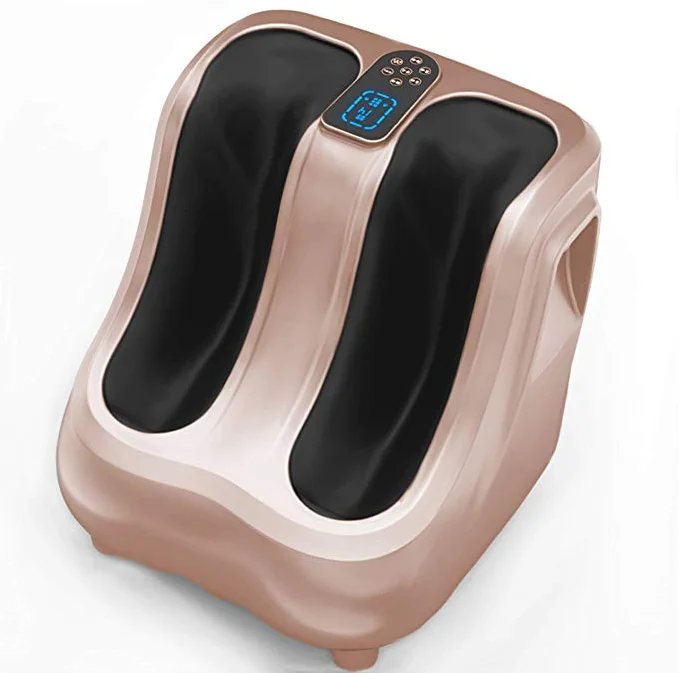 Shiatsu Foot Massager with Heating Deep Kneading Therapy with Air Compression leg foot massager