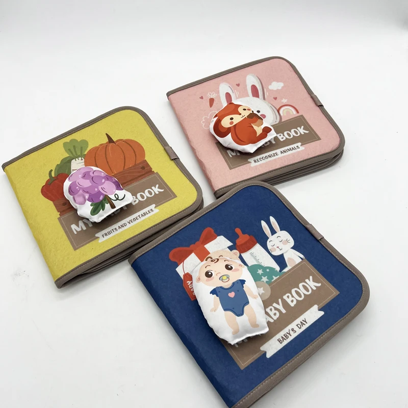 Educational Toy Black And White Soft Cloth Book Touch And Feel Books Creative Animal Crinkle Tails Soft Cloth Book Toy