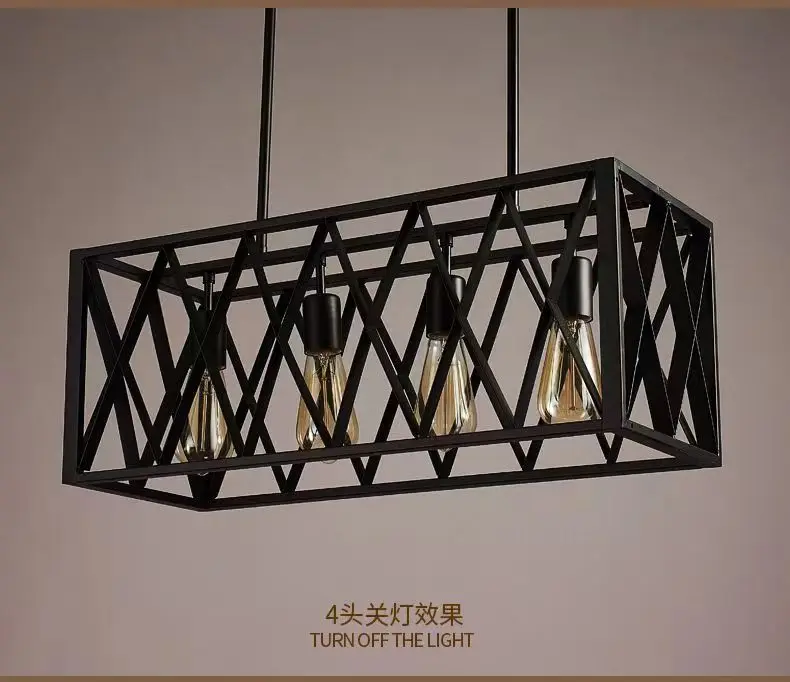 Creative and personalized restaurant decoration chandelier vintage chandelier dining room chandelier lamp
