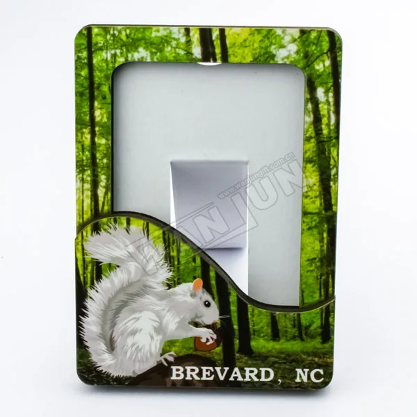 Factory  Wholesale Custom Cheap Price Design Standard Photo Frame Fridge Magnet