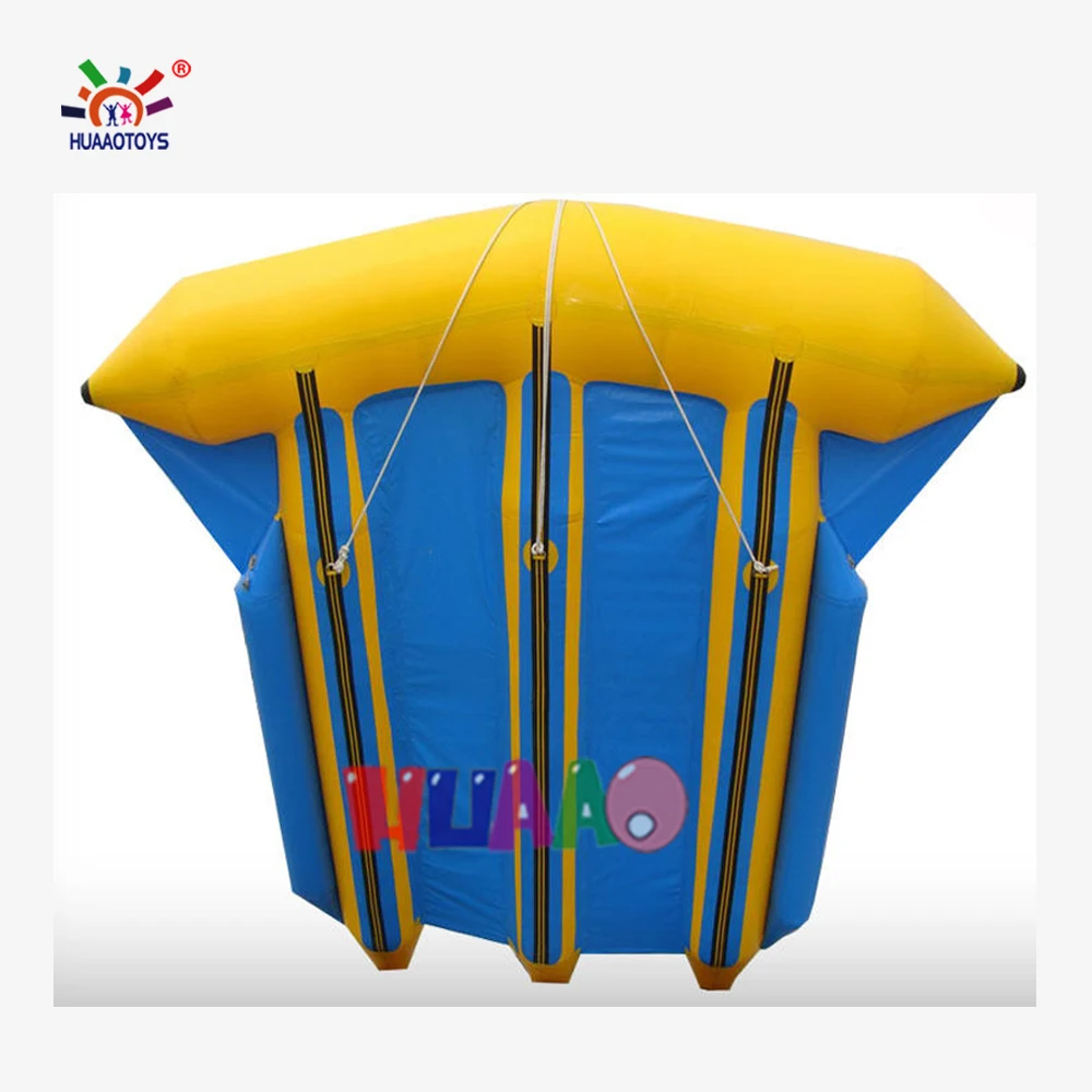 CE Inflatable Water Games Flyfish Banana Boat 6 Person Inflatable Flyfish With Air Pump