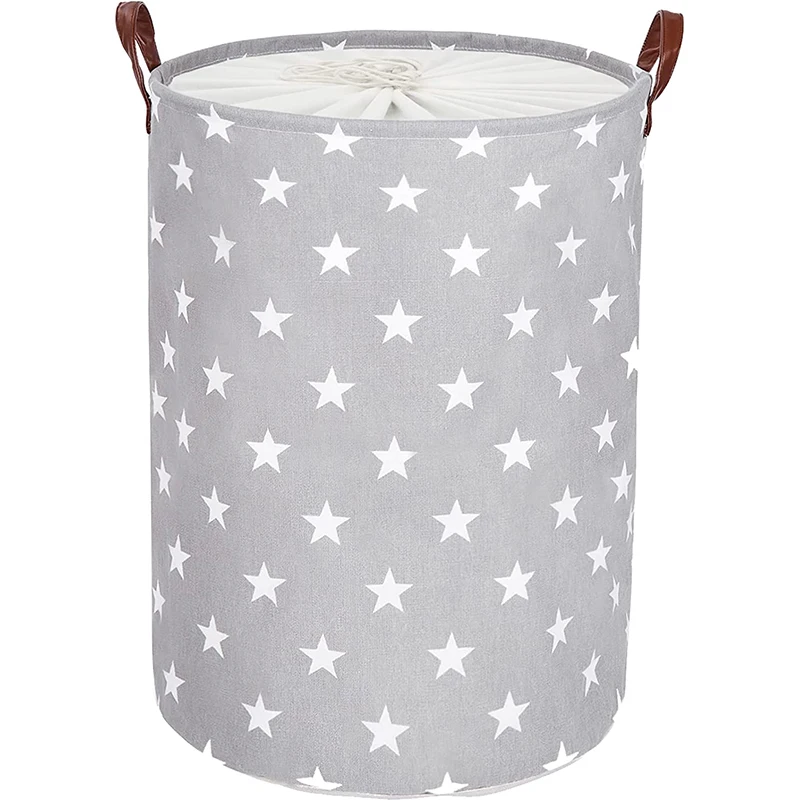 Factory Customization  Freestanding Collapsible Large Drawstring Clothes Hamper Storage with Handle